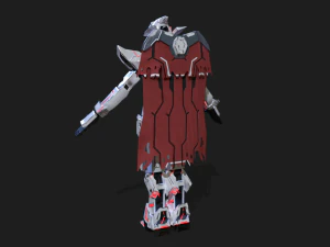 PSO2 Solo Feminino e Macho Dolorido Modelo 3D