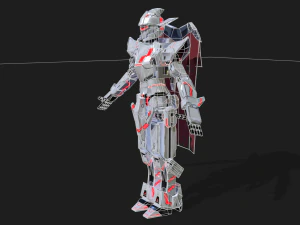 PSO2 Solo Feminino e Macho Dolorido Modelo 3D