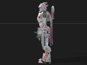PSO2 Solo Feminino e Macho Dolorido Modelo 3D