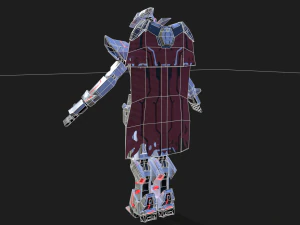 PSO2 Solo Feminino e Macho Dolorido Modelo 3D