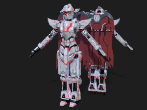 PSO2 Solo Feminino e Macho Dolorido Modelo 3D