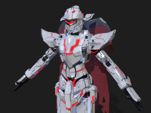 PSO2 Solo Feminino e Macho Dolorido Modelo 3D
