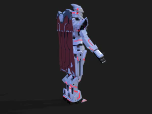 PSO2 Solo Feminino e Macho Dolorido Modelo 3D