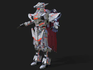PSO2 Solo Feminino e Macho Dolorido Modelo 3D