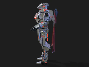PSO2 Solo Feminino e Macho Dolorido Modelo 3D