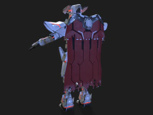 PSO2 Solo Feminino e Macho Dolorido Modelo 3D