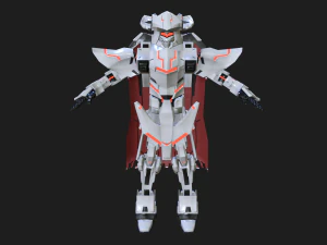 PSO2 Solo Feminino e Macho Dolorido Modelo 3D
