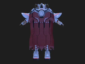 PSO2 Solo Feminino e Macho Dolorido Modelo 3D