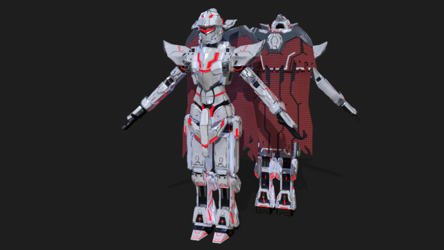 Cast Female SORO 3D Model .c4d .max .obj .3ds .fbx .stl .blend 