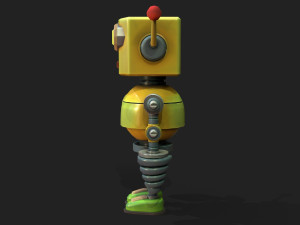 Stylized Robot 6 63 The Hot 3D Model