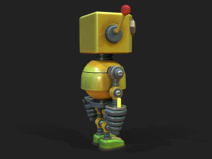 Stylized Robot 6 63 The Hot 3D Model