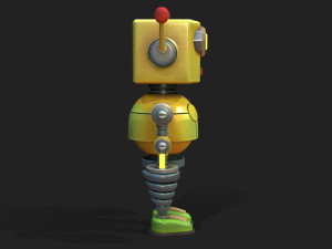 Stylized Robot 6 63 The Hot 3D Model