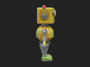 Stylized Robot 6 63 The Hot 3D Model