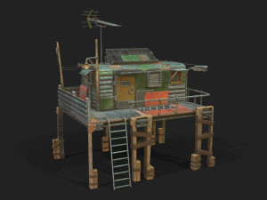 Metal Shack 3D-Modell