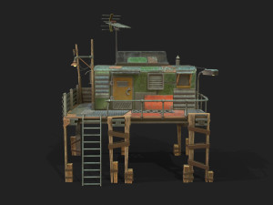 Metal Shack 3D-Modell