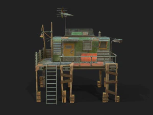 Metal Shack 3D Model