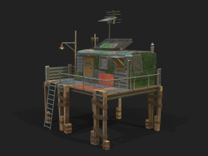 Metal Shack 3D-Modell