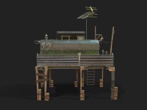 Metal Shack 3D-Modell