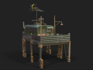 Metal Shack 3D-Modell