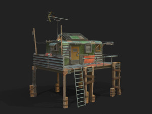 Metal Shack 3D-Modell
