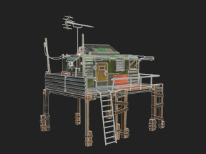 Metal Shack 3D-Modell