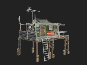Metal Shack 3D Model