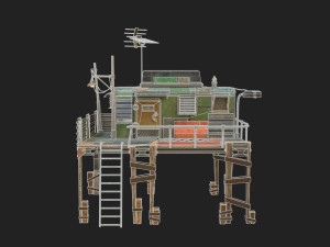 Metal Shack 3D-Modell