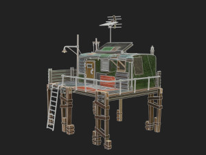 Metal Shack 3D-Modell