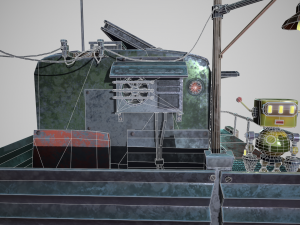 The Robot and his Shack 3D-Modell