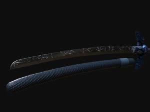 마스터 카타나 3D 모델