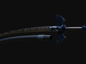 마스터 카타나 3D 모델