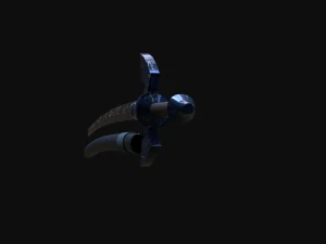 마스터 카타나 3D 모델