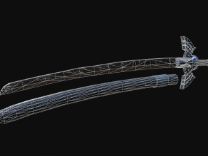 마스터 카타나 3D 모델