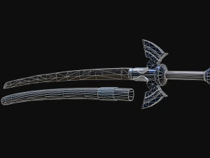 마스터 카타나 3D 모델