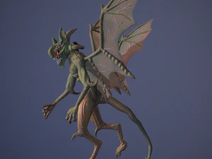 Stylized Gargoyle 3D Model