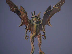 Stylized Gargoyle 3D Model