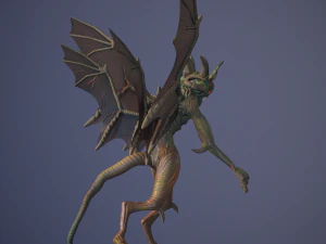 Stylized Gargoyle 3D Model