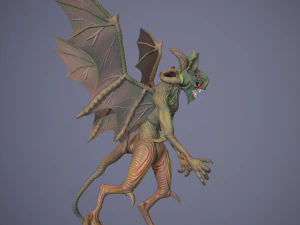 Stylized Gargoyle 3D Model