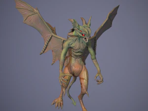 Stylized Gargoyle 3D Model