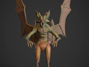 Stylized Gargoyle 3D Model