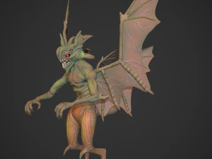 Stylized Gargoyle 3D Model