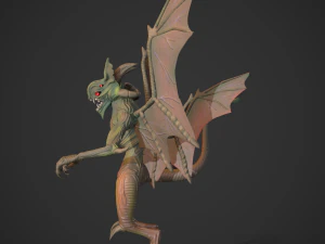 Stylized Gargoyle 3D Model