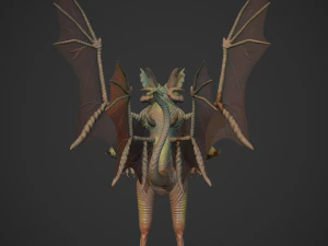 Stylized Gargoyle 3D Model