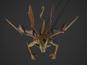 Stylized Gargoyle 3D Model