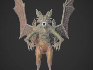 Stylized Gargoyle 3D Model