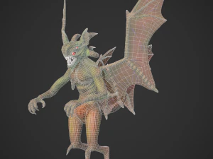 Stylized Gargoyle 3D Model