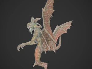 Stylized Gargoyle 3D Model
