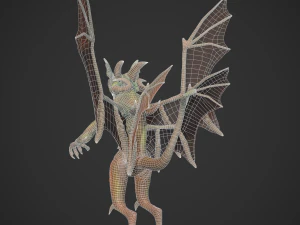Stylized Gargoyle 3D Model