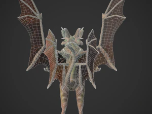 Stylized Gargoyle 3D Model