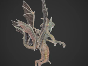 Stylized Gargoyle 3D Model